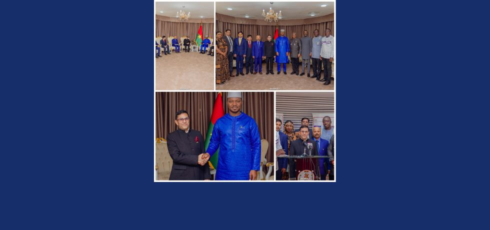 26 December 2025 - Ambassador O.P. Meena calls on President of Transitional Legislative Assembly (PLAT).